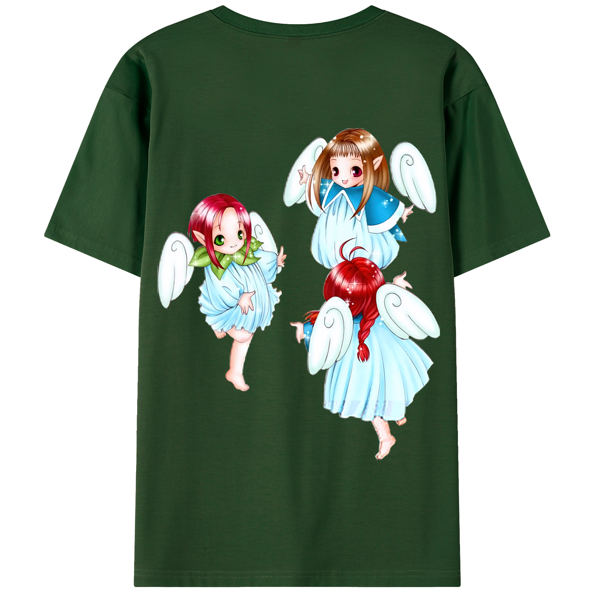 （画像用） 遊☆戯☆王 Yu-Gi-Oh! 綿100％半袖Tシャツ（背面プリント）